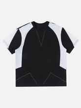 Patchwork Color Blocking Tee
