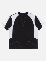 Patchwork Color Blocking Tee