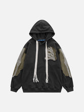 Patchwork Skeleton Hoodie