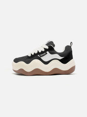 Patchwork Thick Sole Dissolving Shoes