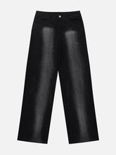 Patchwork Washed Design Jeans