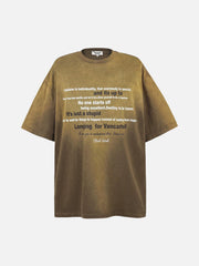 Philosophic Threads Typographic Statement Tee