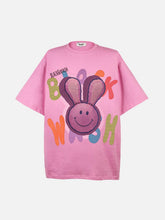 Playful Bunny Pop Art Tee