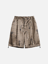 Print Silk Shorts