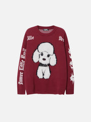 Puppy Knit Sweater