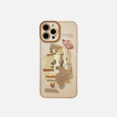 Retro Butterfly Mobile Phone Case For iPhone