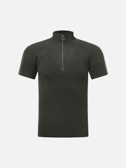 Retro Cleanfit Quarter Zip- Up T-Shirt