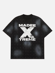 Retro Crystal Letter T-Shirt