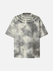 Retro Gradient Crew Neck Shirt
