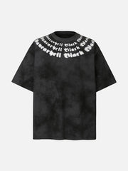 Retro Gradient Crew Neck Shirt
