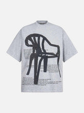 Retro Graffiti Chair Lettering T-Shirt