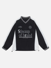 Retro Patchwork Long-Sleeved T-Shirt