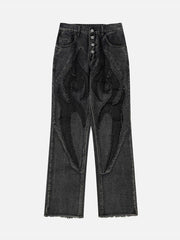 Retro Straight Casual Jeans