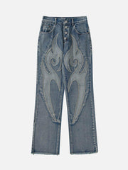 Retro Straight Casual Jeans