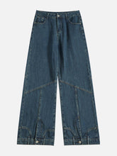 Reverse Patchwork Jeans