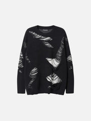 Ripped Knit Sweater