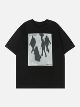 Shadow Print Tee "Don't Count the Day"