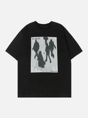Shadow Print Tee "Don't Count the Day"