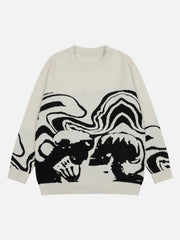 Skeleton Portrait Sweater