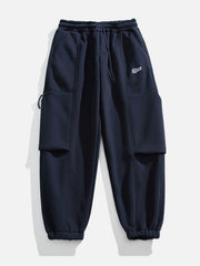 Solid Big Pocket Joggers