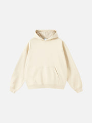 Solid Cotton Hoodie