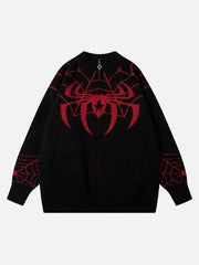 Spider Loose Sweater Coat