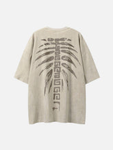 Spine Skeleton Print Tee