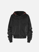 Spliced Plaid Fake Two-Piece Hoodie