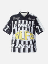 Sports Letter Stripe Print Jersey T-Shirt