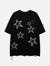 Star Graffiti Distressed Tee