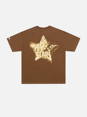 Star Letter Print Tee