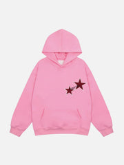 Star Print Hoodie "KENVIBE"