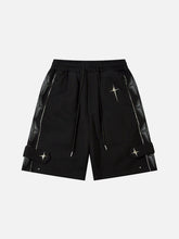 Star Zip Up Shorts