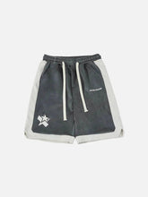 Stereoscopic Star Suede Shorts