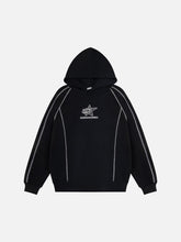 Street Line Assemble Print Hoodie