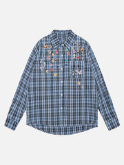 Street Retro Cleanfit Plaid Shirt