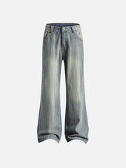 Stripe Washed Jeans