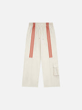 Striped Draped Sweatpants