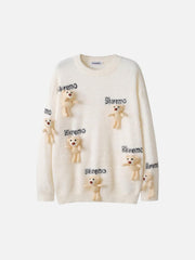 Teddy Bear Doll Sweater