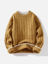 Twist Patchwork Knit Sweater