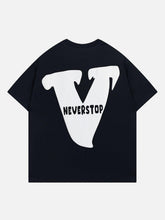 V Graphic Print Tee