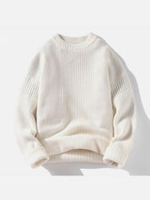 Vertical Striped Knit Sweater