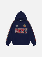 Vinatge Leisure Print Hoodie