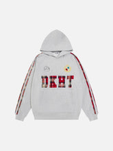 Vinatge Leisure Print Hoodie