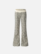 Vinatge Leopard Horn Fleece Pants