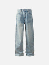 Vintage Classic Washed Light Blue Jeans