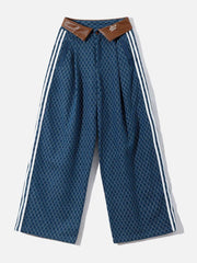 Vintage Denim Jacquard Baggy Jeans