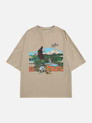Vintage Eagle Print Tee