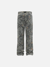 Vintage Fallen Leaves Jeans