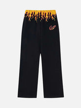 Vintage Flame Print Sweatpants